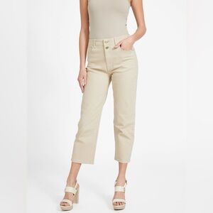 New GUESS April Cropped Straight Jeans SZ 26